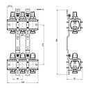 Колектор Icma 1" 3 виходи, без витратоміра №K005, фото 3