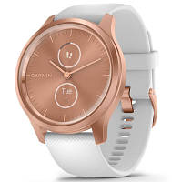 Смарт-часы Garmin vivomove Style, S/E EU, Rose Gold, White, Silicone (010-02240-20) hp