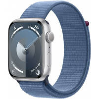 Смарт-часы Apple Watch Series 9 GPS 45mm Silver Aluminium Case with Winter Blue Sport Loop (MR9F3QP/A) hp