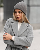 Зимняя Женская шапка Staff gray2 basic Sensey Зимова Жіноча шапка Staff gray2 basic