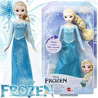 Музыкальная Кукла Эльза Поющая Холодное сердце Disney Frozen Singing Elsa Mattel HLW55