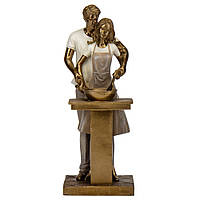 Статуетка "Закохані готують" 8,5х9,5х25 см (полістоун)