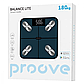 Смарт-ваги на підлогу Proove Balance Lite скляні сенсорні SLBL00010008 Blue, фото 8