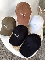 Котоновая унисекс бейсболка пума Puma женская кепка пума с вышитым логотипом 9 цветов Sensey Котонова унісекс