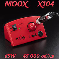 Красный фрезер Moox X104 45тис. об/мин, 65W для маникюра и педикюра