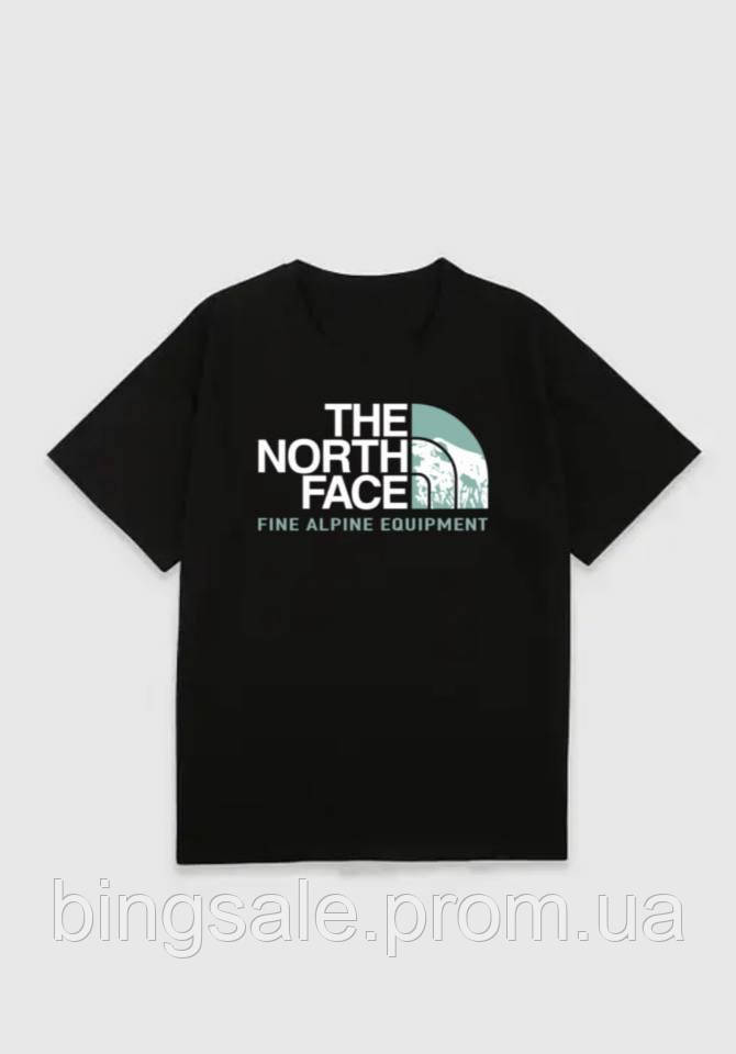 Чоловіча футболка The North Face Футболка The North Face люкс The north face футболка оверсайз із принтом