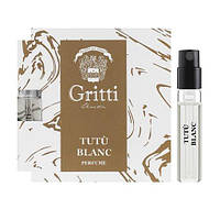 Оригинал Dr. Gritti Tutu Blanc 2 ml парфюмированная вода