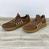 Кросівки чоловічі літні в кольорі горіх, фото 5