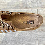 Кросівки чоловічі літні в кольорі горіх, фото 6