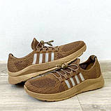 Кросівки чоловічі літні в кольорі горіх, фото 7
