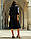 Чарівна жіноча сукня на чорній бавовні, фото 3