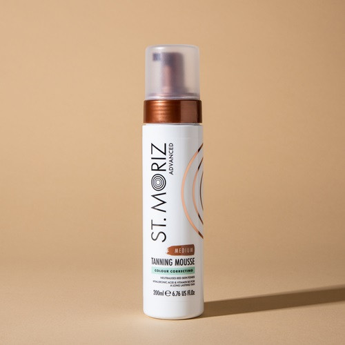 St. Moriz Advanced Colour Correcting Mousse Medium Автобронзат-мус для середньої шкіри, 200 мл