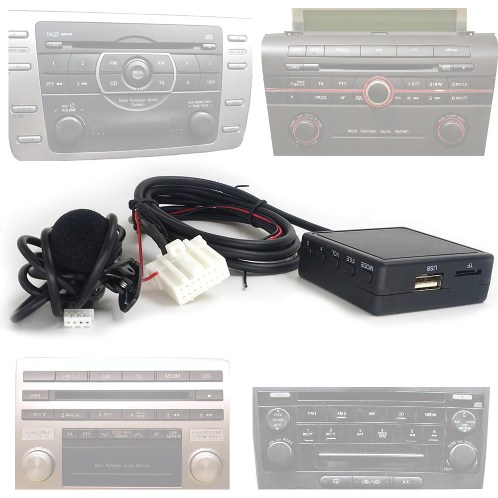 Bluetooth модуль USB гучний зв'язок для Mazda 2, 3, 5, 6, CX7, Demio [BT v.5.0/16pin]