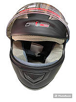 Шлем F2 модель 830 черный матовый, фото 3