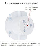 Дотягувач дверний RYOBI D-4550 BC/DА з ножицями білий, фото 3