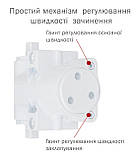Дотягувач дверний RYOBI D-4550 BC/DА з ножицями білий, фото 7