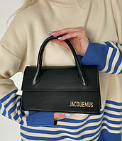 Жіноча сумка клатч Jacquemus 22*15*9 Le Chiquito long black чорна