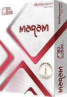 Папір офісний (А4, 80г/м2, 500 листів) Maram