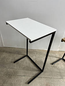 Приставний мобільний столик LOFT-12а_MR під реклайнер експрес манікюр для кушетки майстра вій