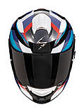 Мотошолом Scorpion Exo-491 Abilis black-blue-red, фото 2
