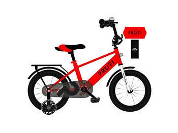 Дитячий велосипед "BRAVE" червоно-білий MB14021-1 G-Rich