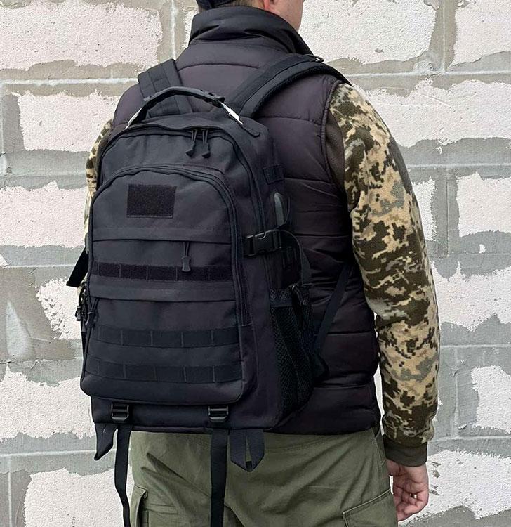 Рюкзак тактичний X-TACTICAL 50461 чорний, фото 1