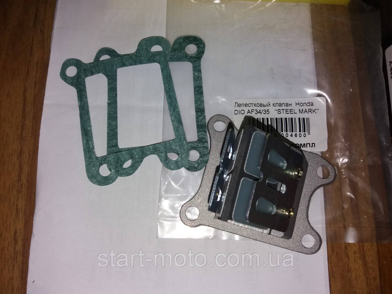 HONDA 49.9cm3 DIO ZX AF34/35-GBL Пелюстковий клапан фірма STEEL MARK, фото 1