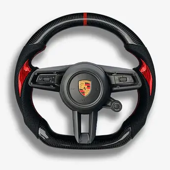 Кермо карбонове Порше Панамера 2017-2020 / Макан 2014-2020 / Каєн 2015-2020 / Кайман 2016 / 718 911 918