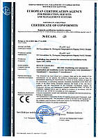 Сертифікат СЄ на стояк будівельних риштувань