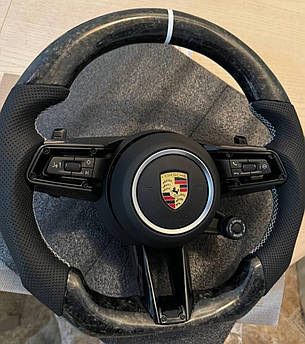 Кермо карбонове Porsche Panamera 2017-2020 / Macan 2014-2020 / Cayenne 2015-2020 / Cayman 2016 / 718 911 918