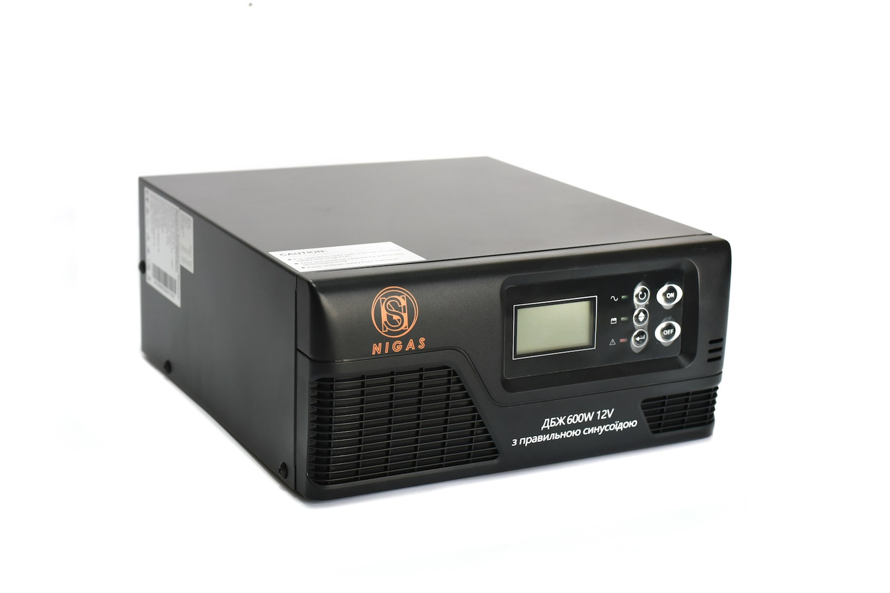 ДБЖ з правильною синусоїдою Nigas 600Вт 12V