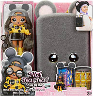 NA! NA! NA! Мини-рюкзак-сюрприз, серия 2, модная кукла Marisa Mouse, рюкзак Fuzzy Grey Mouse