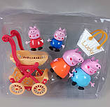 Фгурки героїв мультфільму свинка Ігровий набір героїв Свинка Пеппа 552-3, фото 2