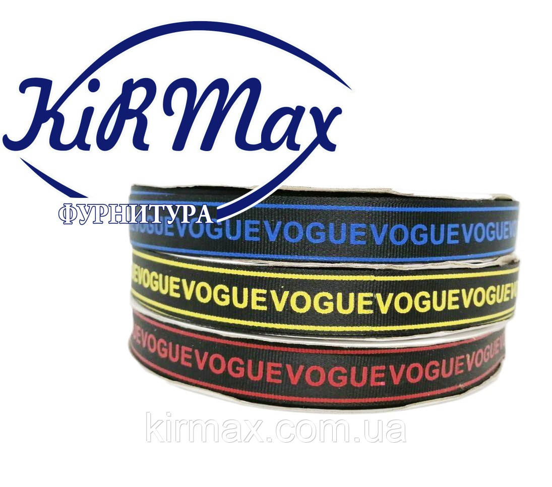 Тасьма з принтом 20 мм, фото 1