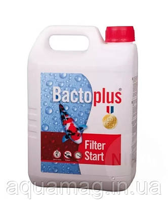 Бактерії для запуску та підтримки ставка Bactoplus Filter Start 2,5 л нітрифікуючі бактерії для водойми, УЗВ, фото 1