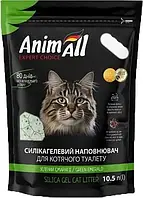 Силикагелевый наполнитель для кошачьего туалета AnimAll "Кристалы изумруда" 10,5 л