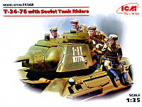 Танк T-34-76 с танковым десантом