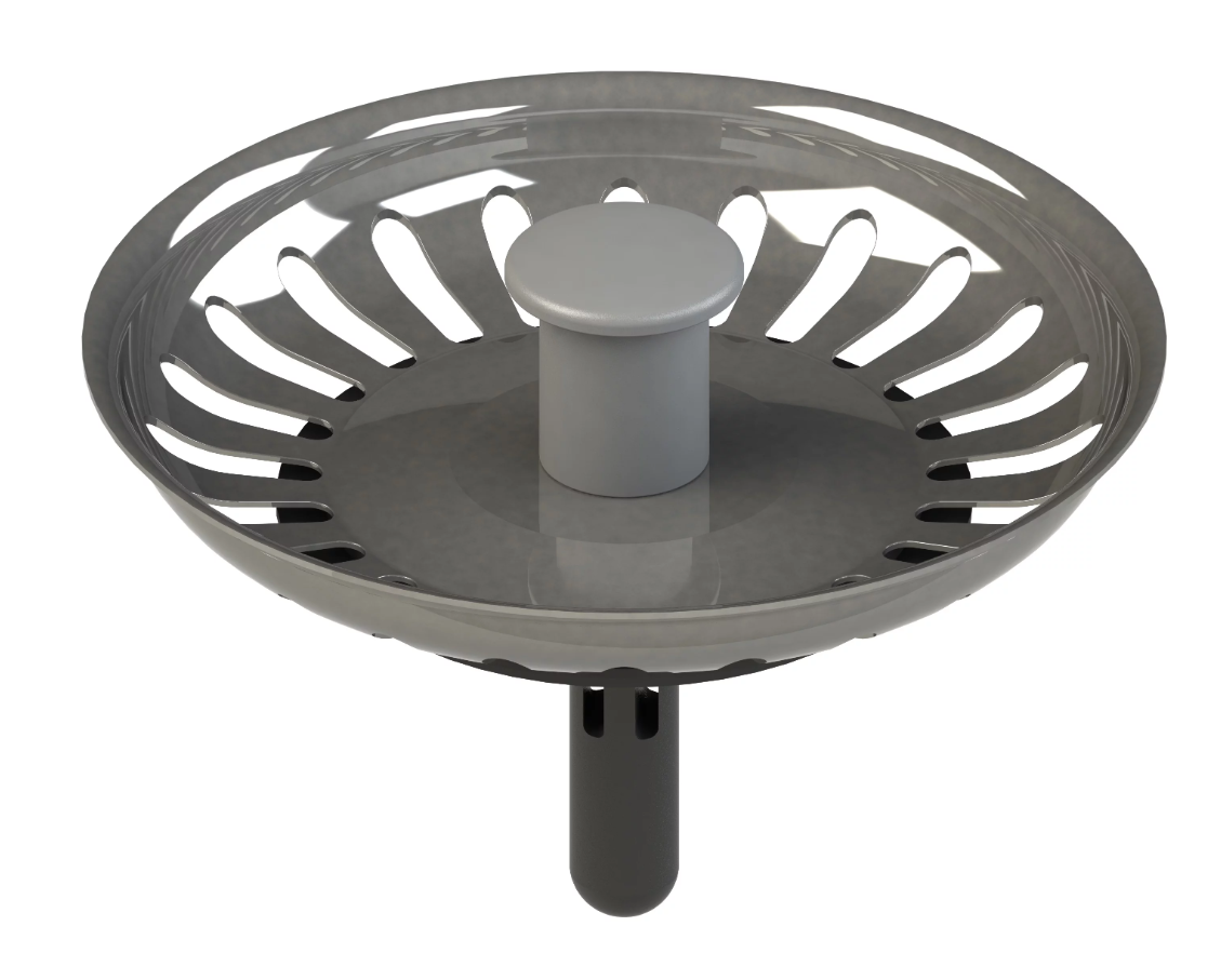 Сітка фільтр для кухонної мийки LbPlast (арт. 1158-RE)  79 мм для сифона, сміттєзбірник (Італія)