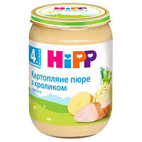 Детское пюре HiPP Картопляне пюре з кроликом, 190 г (9062300131281)