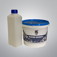 Эпоксидная смола HARD EPOXY прозрачная для литья столешницы с отвердителем (толщина слоя до 7 см) 4кг