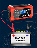 Зарядка для акумулятора 12В 6А Автомобильное зарядное устройство 12 В 6 А Аккумуляторная зарядка