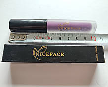 Губна помада NICEFACE №25 фіолетова водостійка матова, фото 4