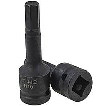 Набір ударних біт (H5-H19) 1/2" CrMo 8 шт. Vorfal V08062, фото 5