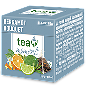 Чай Tea Moments "Bergamot Bouquet" чорний зі смаком бергамоту, 1 пірамідка