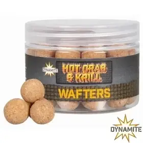 Бойли Dynamite Baits Hot Crab & Krill Wafter 15mm