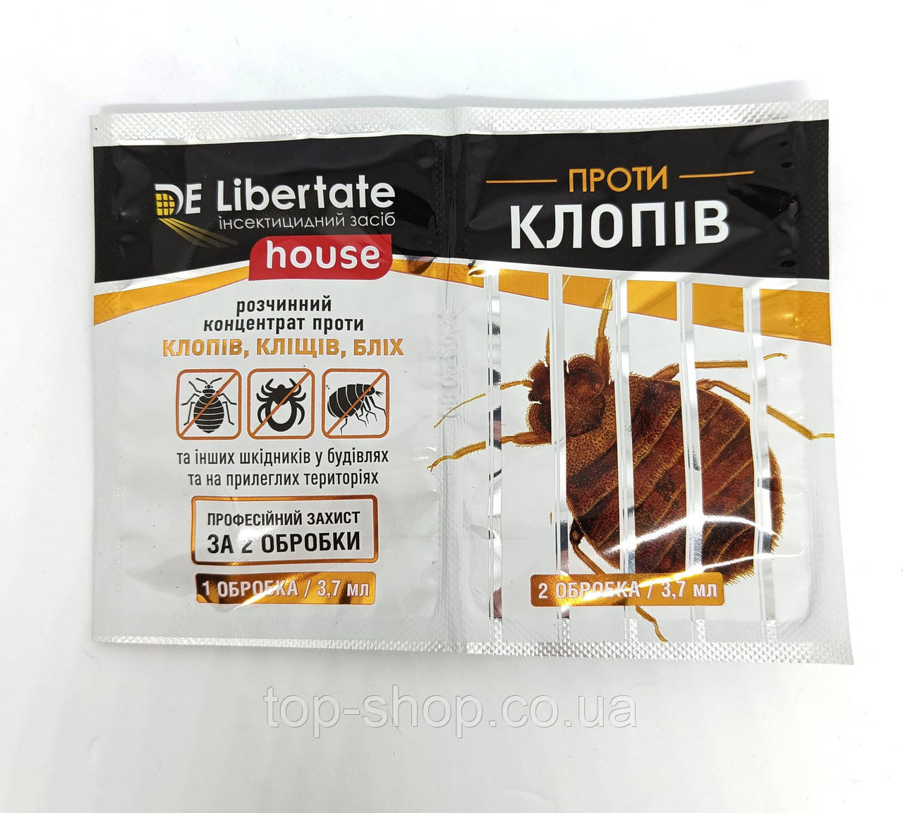 Засіб від клопів, кліщів, бліх E Libertate house