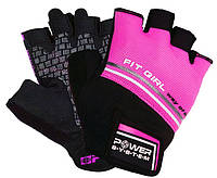 Рукавички для фітнесу Power System PS-2920 Fit Girl Evo Pink S лучшая цена с быстрой доставкой по Украине