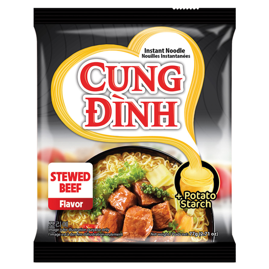 Купить Лапша Cung Dinh Тушеная Говядина 77 г. в Украине, Одесса ...