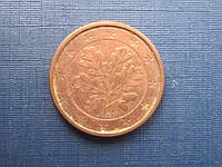 Монета 1 евроцент Германия 2011 J
