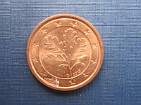 Монета 1 евроцент Германия 2013 D